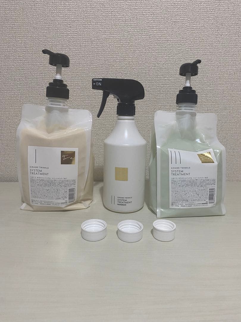 HAHONIKOキラメトゥインクルトリートメントNo.1 No.2 No3