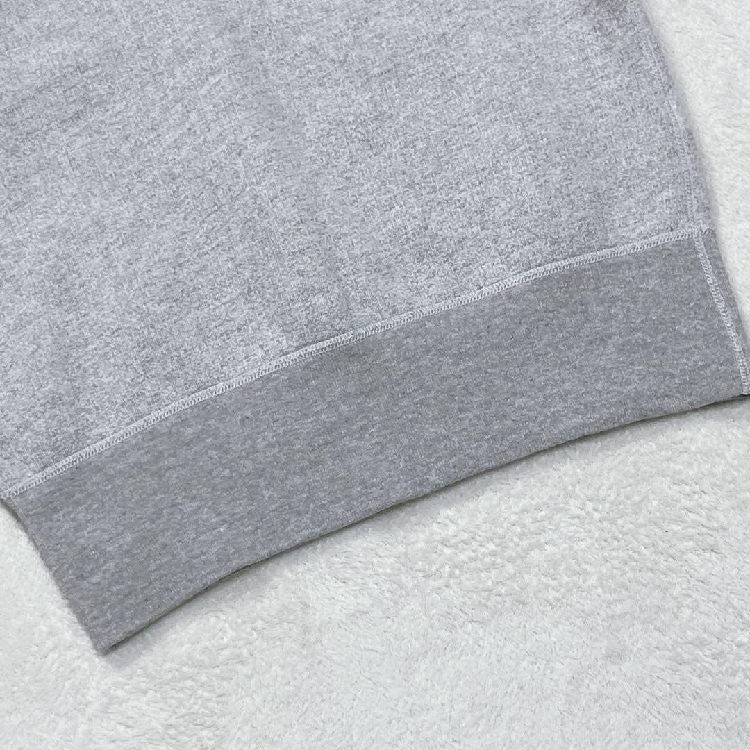 美品『ドゥロワー』コットン吊り裏毛スウェット 杢灰 クルーネック プルオーバー