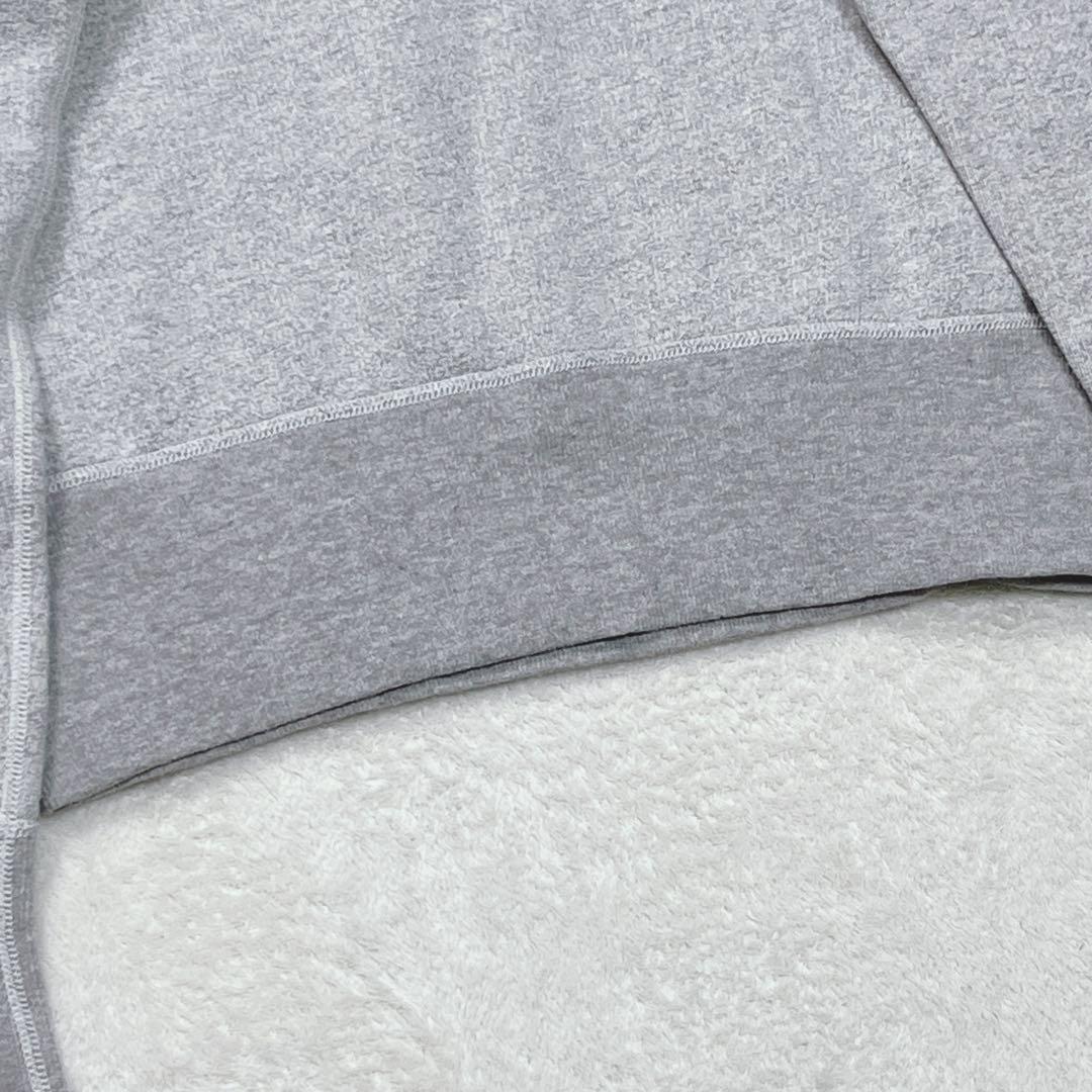 美品『ドゥロワー』コットン吊り裏毛スウェット 杢灰 クルーネック プルオーバー