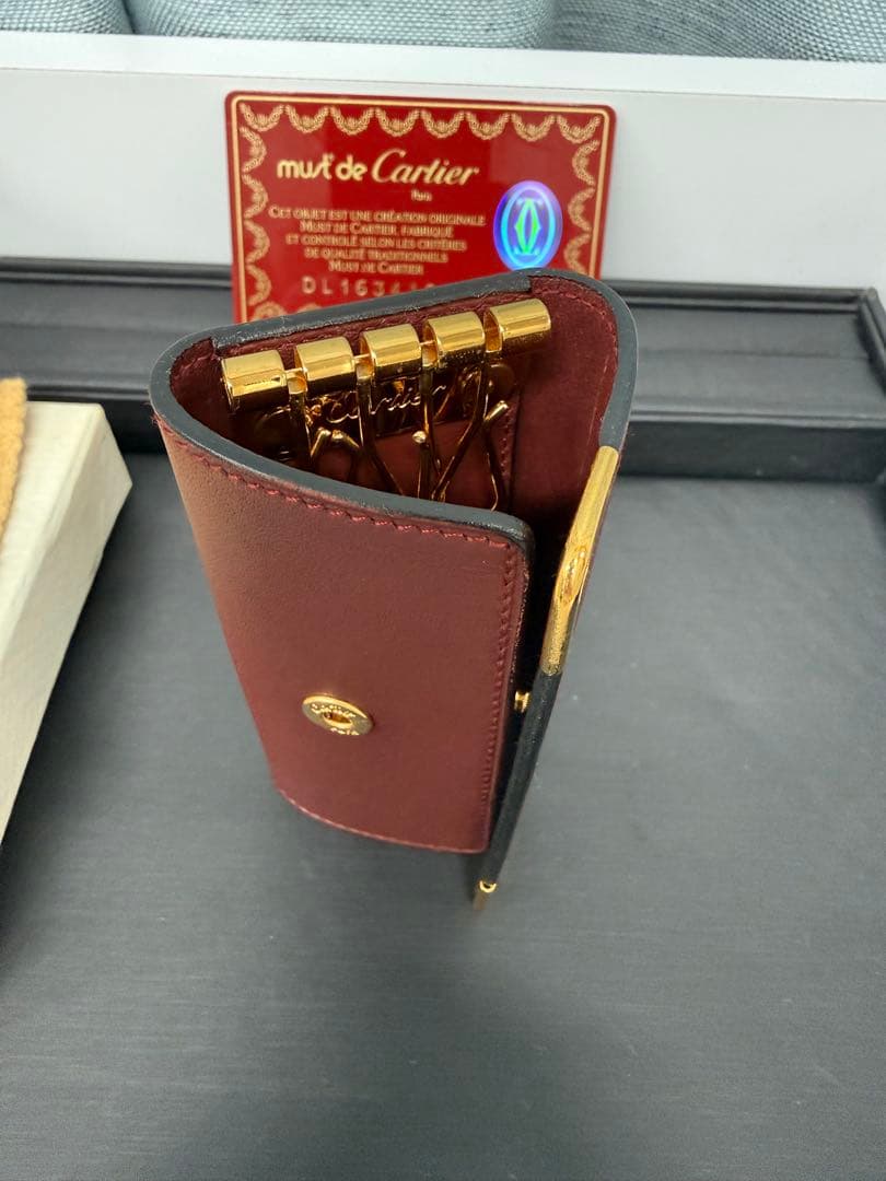 Cartier 4連キーケース マストライン 未使用品！