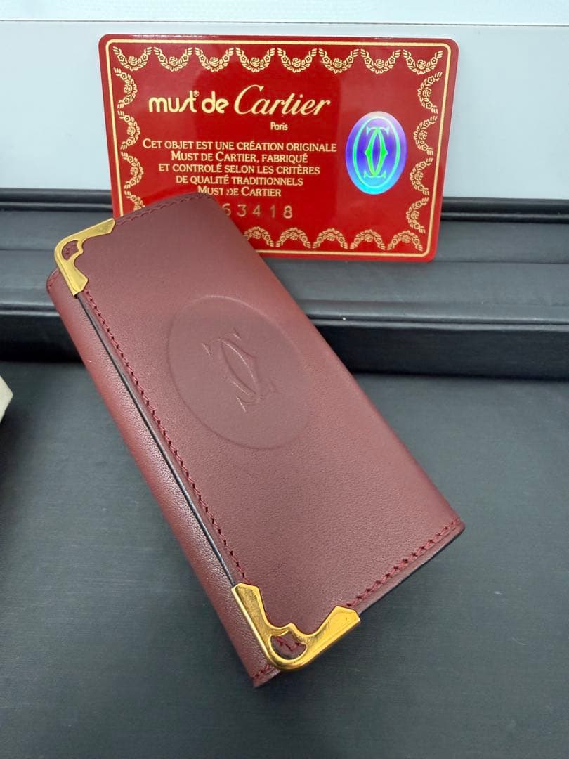 Cartier 4連キーケース マストライン 未使用品！