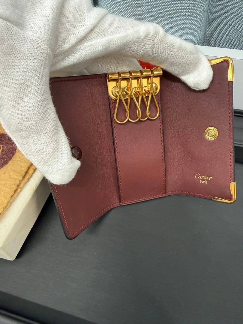 Cartier 4連キーケース マストライン 未使用品！