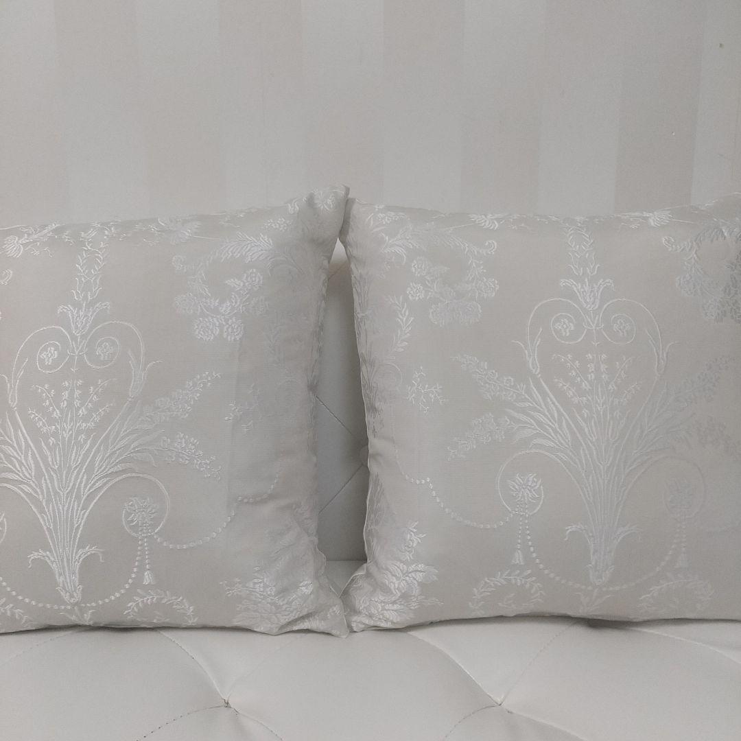 専用P様２枚ローラアシュレイ刺繍ジョゼッテゴールドベージュハンドメイドカバー