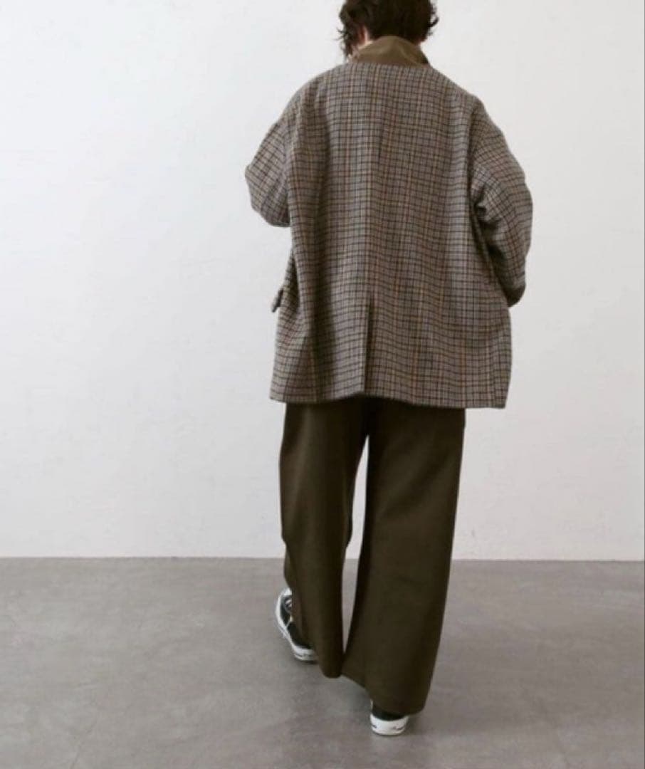 美品 journal standard luxe チェック ツイード ジャケット