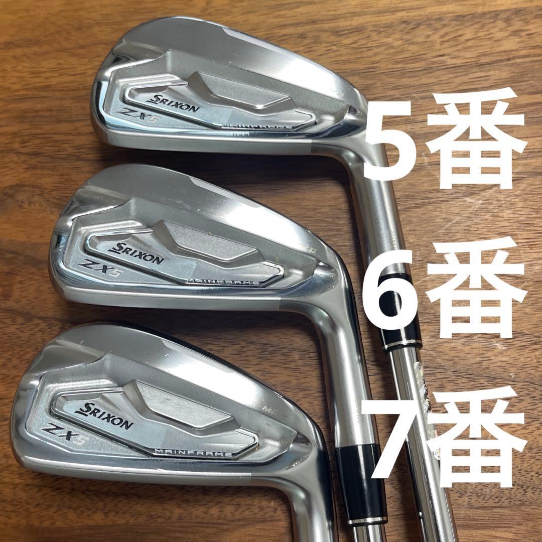 SRIXON ZX5 MK2 5-P 6本セット　DG tour issue