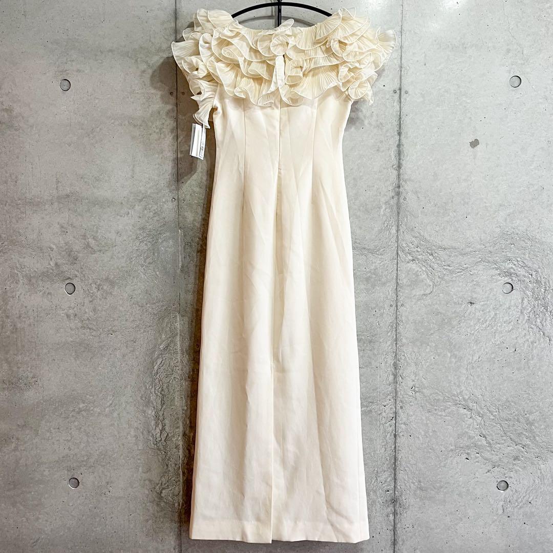 ハナエモリ セルフォード コラボ ラッフルフリルドレス　36 タグ付き