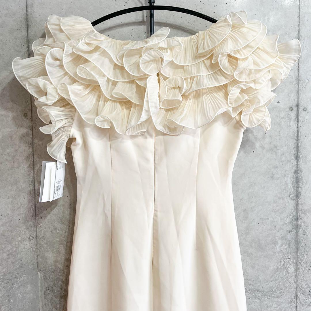 ハナエモリ セルフォード コラボ ラッフルフリルドレス　36 タグ付き