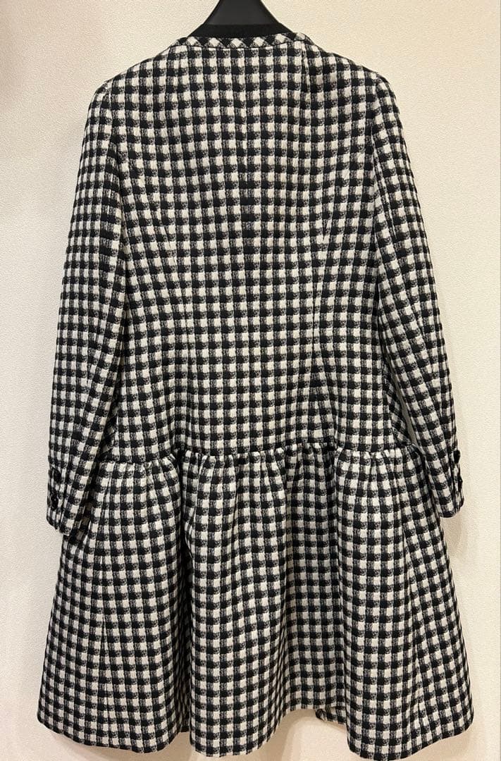 René チェック柄 ワンピース 34サイズ