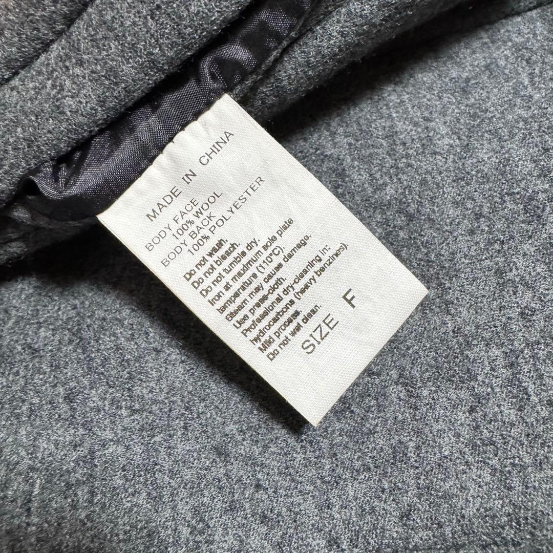 ADAM ET ROPE ウールジャージボンディングPコート