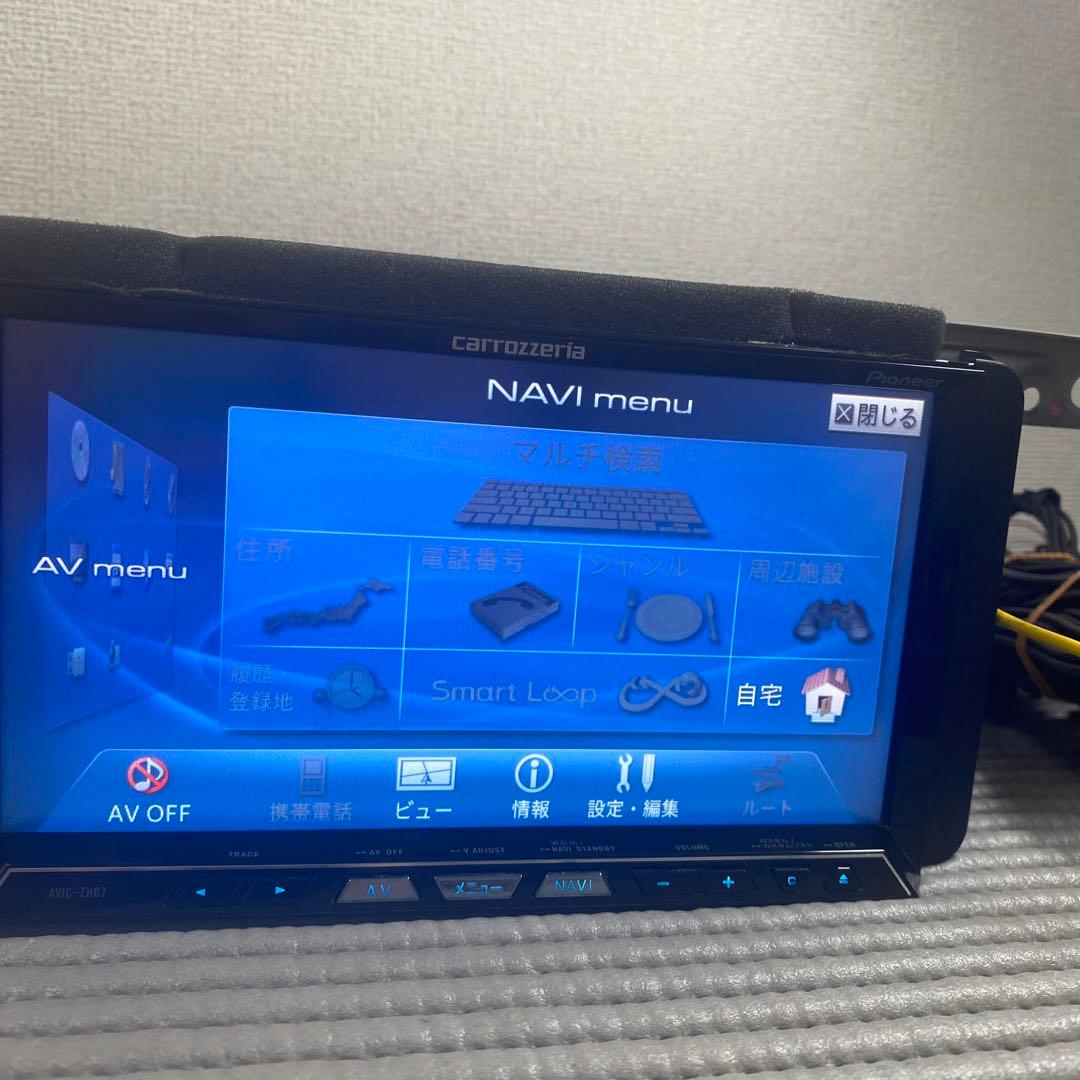 カロゼリアの先進サイバーナビ Bluetooth AVIC-ZH07 システム