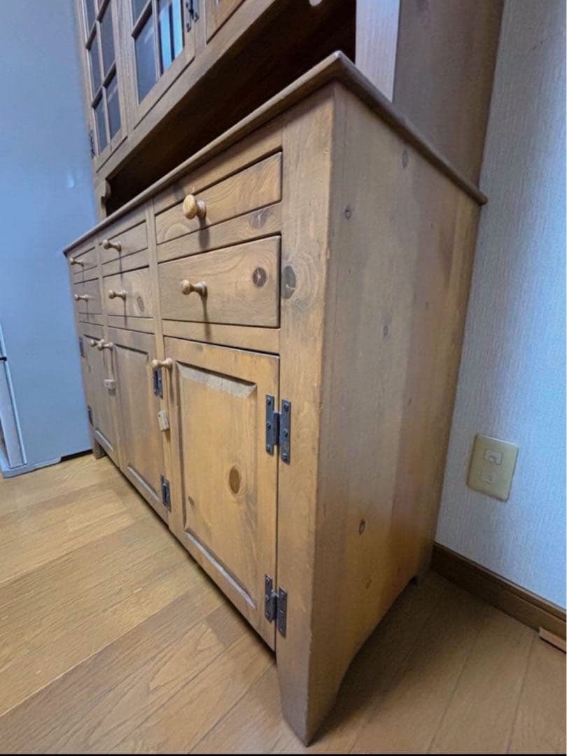 enfant アンファン 食器棚 キッチン収納棚 パイン材 アメリカンカントリー