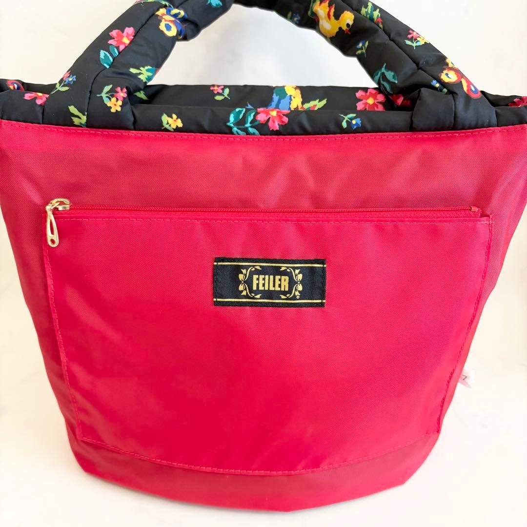 フェイラー ハイジ 黒 エコユース トート バッグ 希少 レア 極美品✨ 中綿