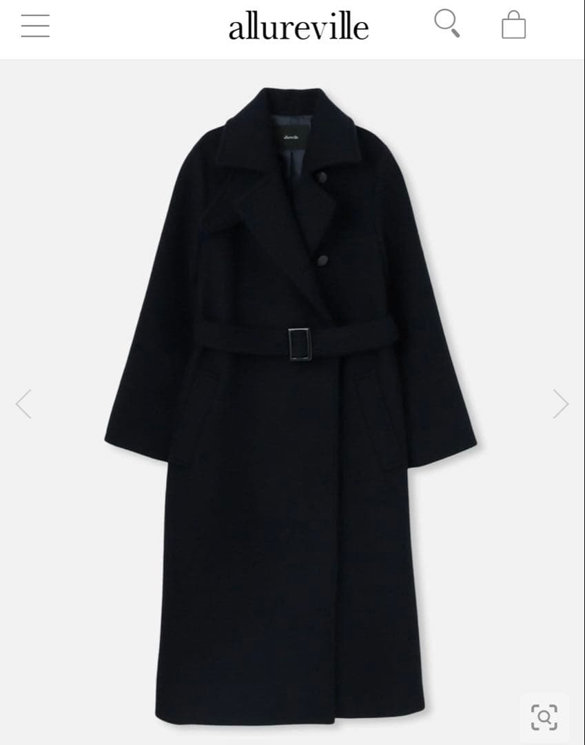 アルアバイル　ルルウィルビー スプリットラグランロングコート