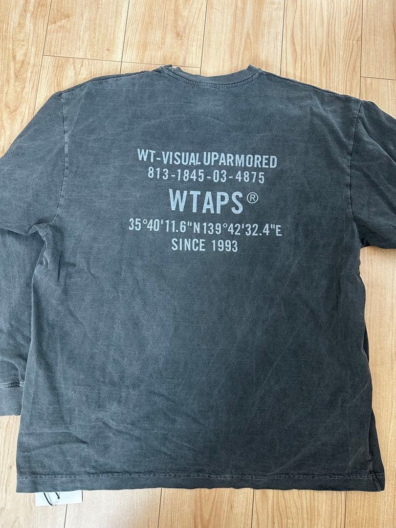 WTAPS グレー 長袖カットソー　Mサイズ　新品　即完売品　ダブルタップス