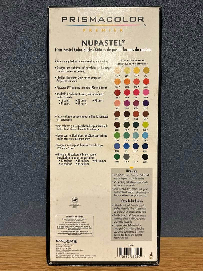 Prismacolor プリズマカラーパステル NUPASTEL 36色
