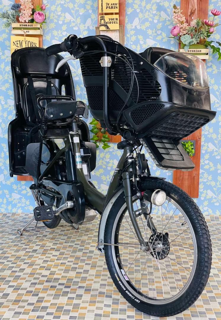 【BRIDGESTONE】電動アシスト自転車 チャイルドシート付き1856