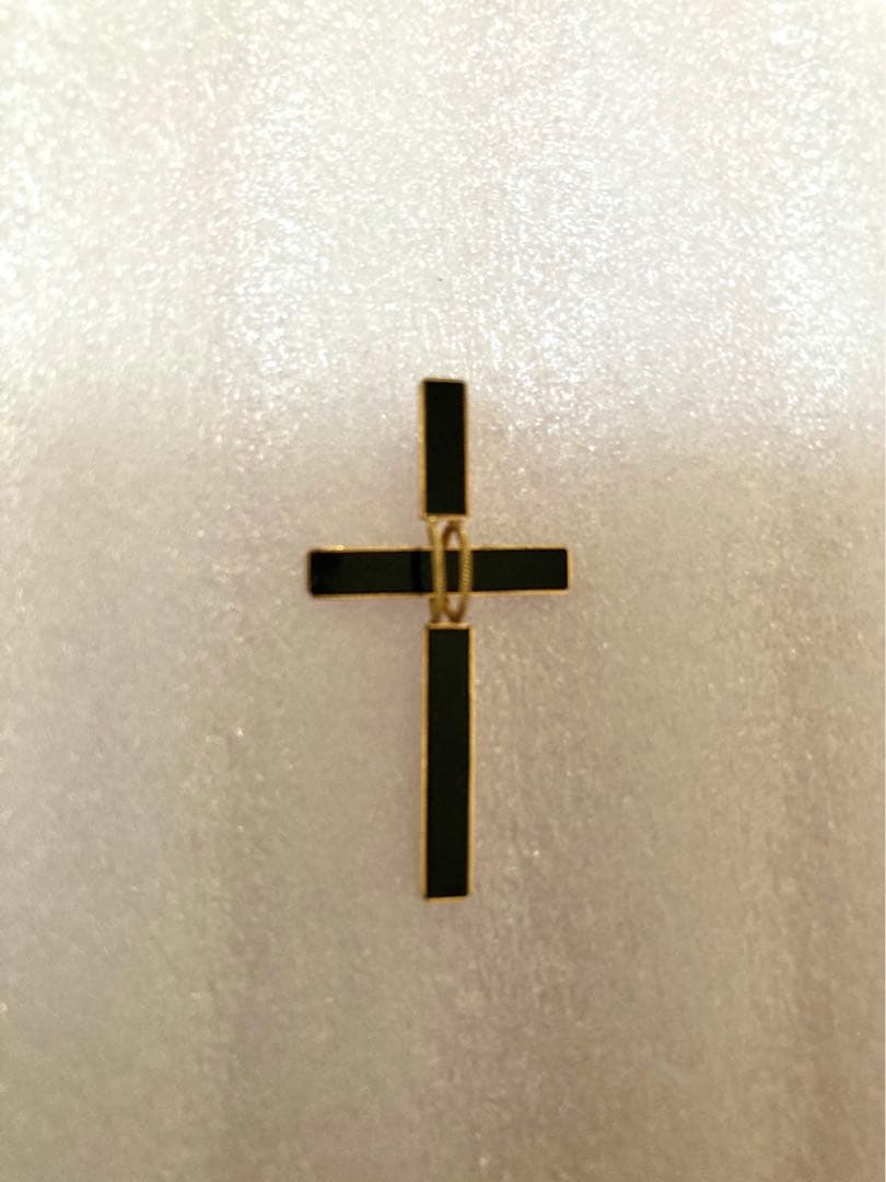 ペンダントトップ　k18金　オニキス