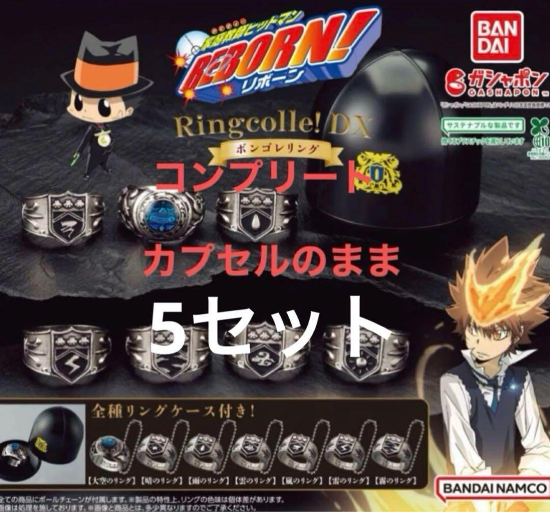 7種各5個、合計35点カプセルのまま　コンプリート　ボンゴレリング　ガチャ