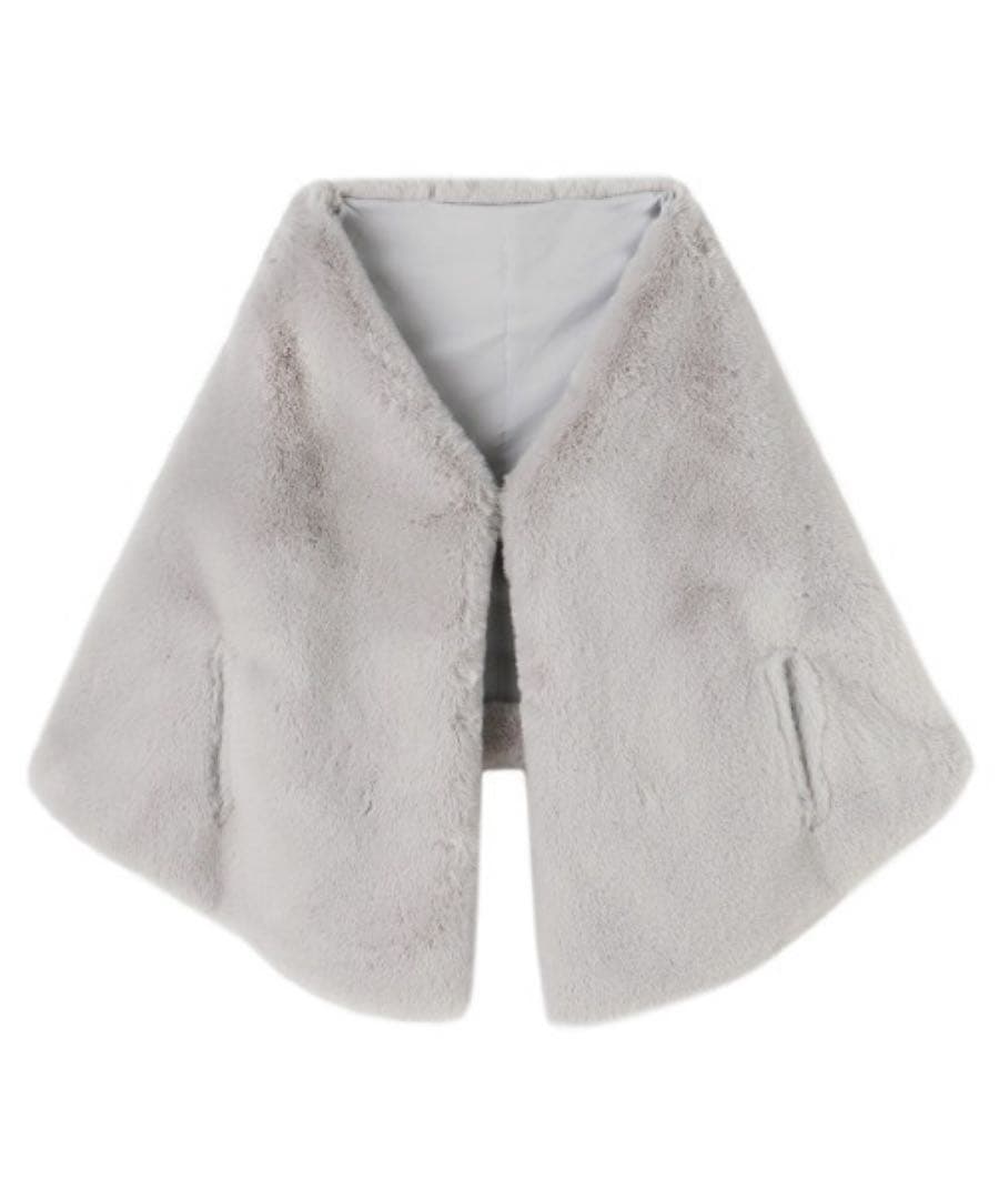 【新品未使用タグ付き✨】JENNE ジェンヌ リッチボリュームファーケープ