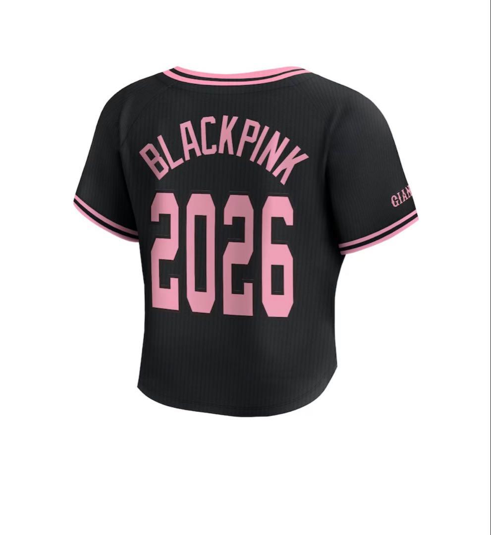 読売ジャイアンツ✕BLACKPINK ブラッククロップド ユニホーム L