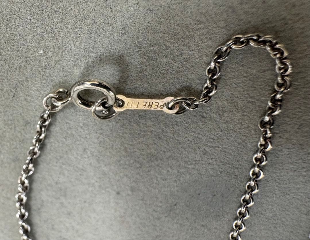 Tiffany ティファニー ラージ ビーンズ ロングネックレス 25mm