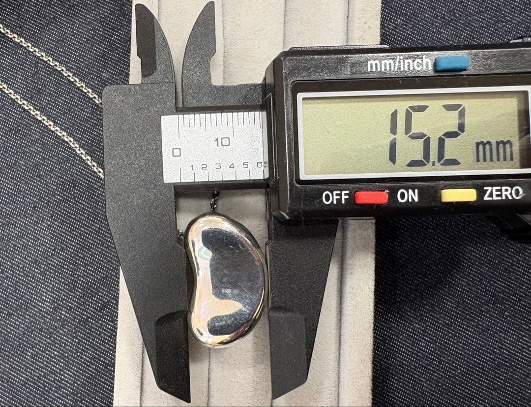 Tiffany ティファニー ラージ ビーンズ ロングネックレス 25mm