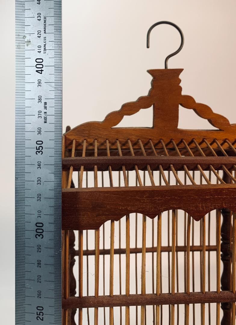 木製、木と竹のスタイル鳥かご