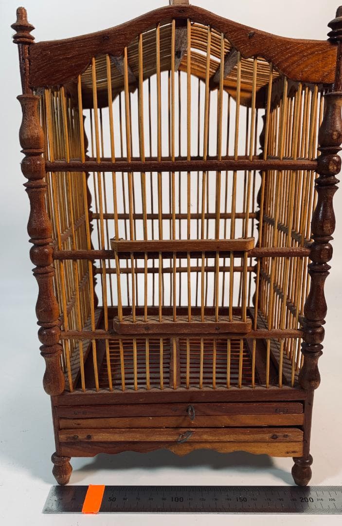 木製、木と竹のスタイル鳥かご