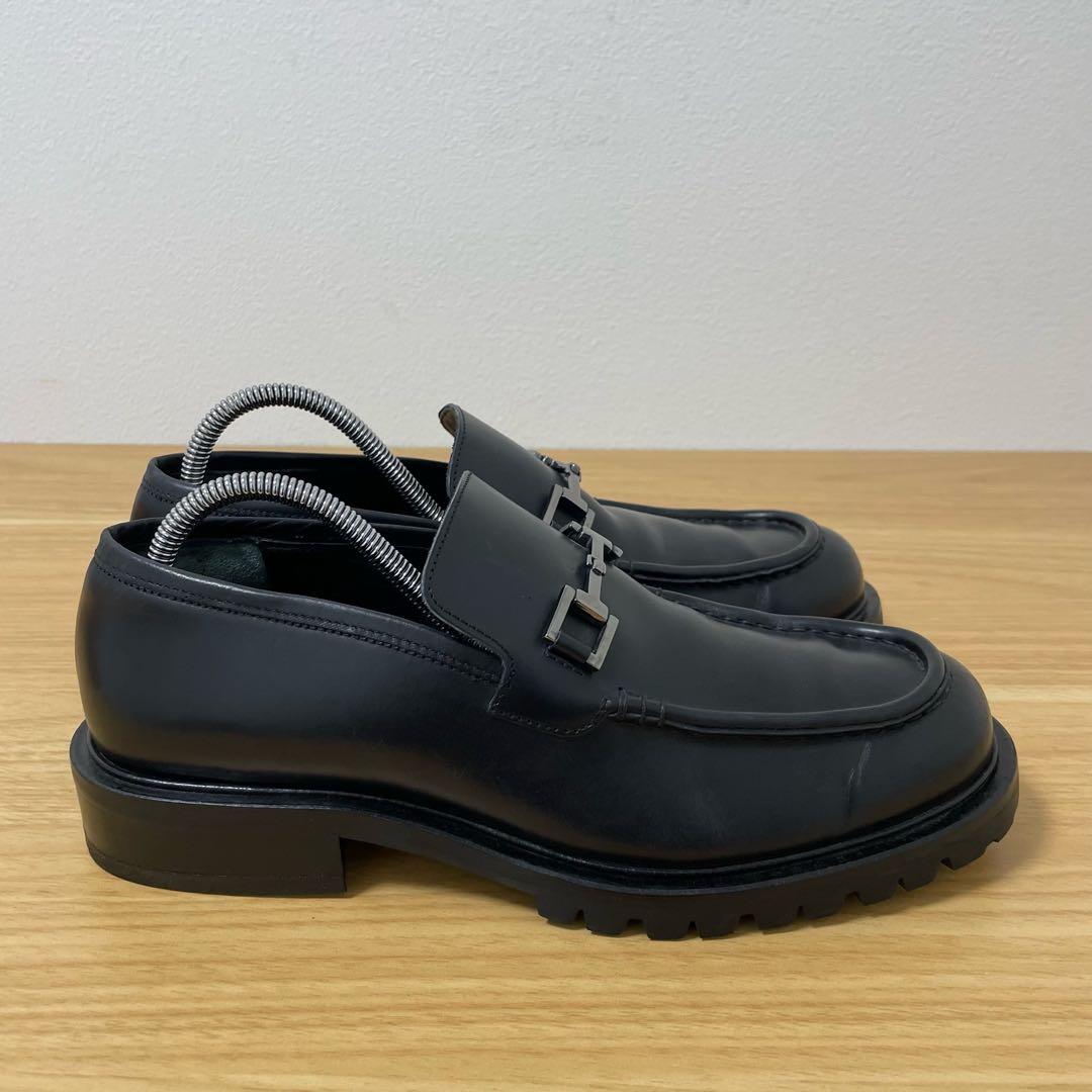 グッチ　ホースビットローファー　レザー　ブラック　39