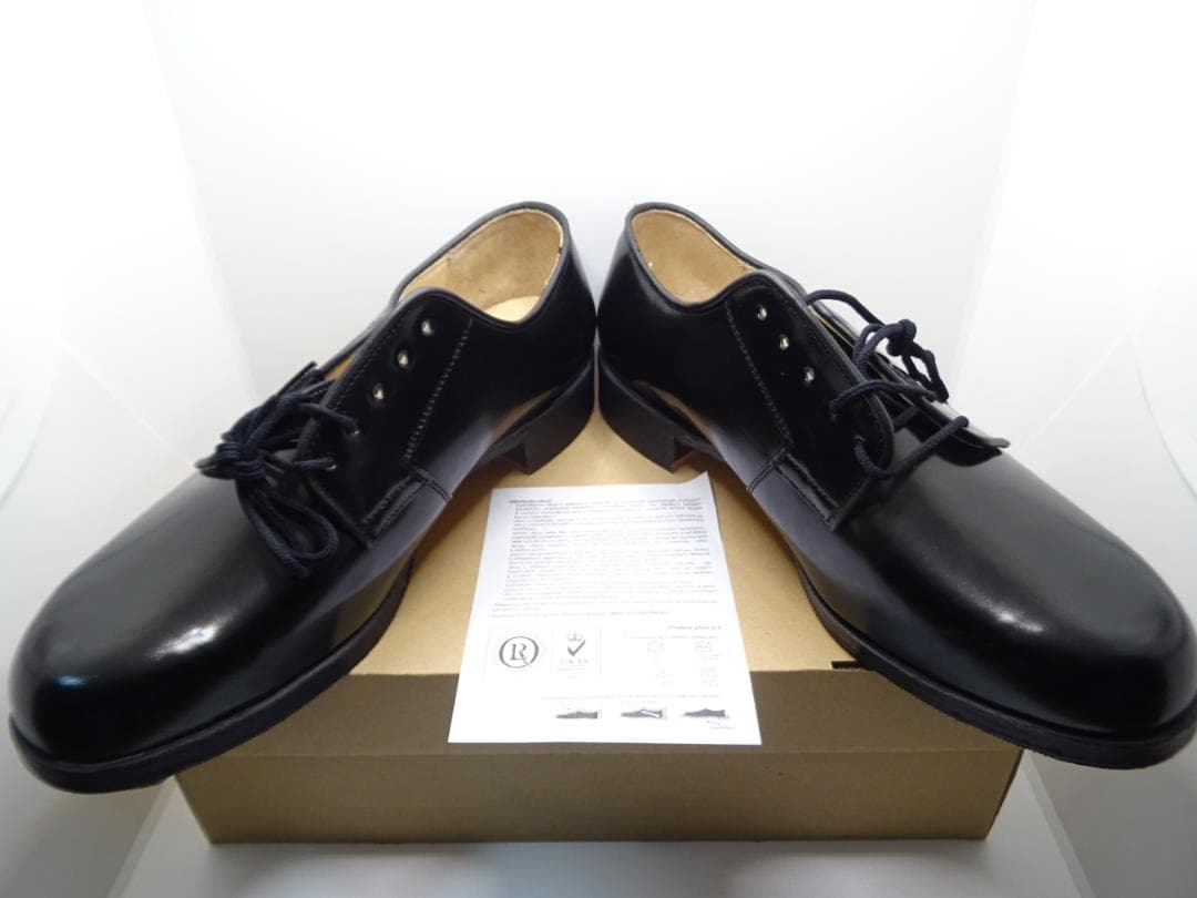 や*ち様 新品チェコ軍オフィサーサービスシューズポストマンシューズ28.5cm黒