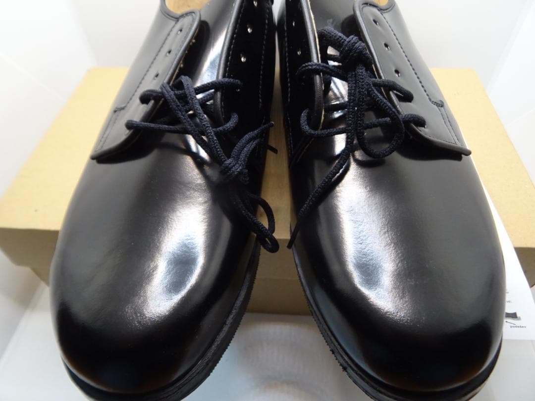 や*ち様 新品チェコ軍オフィサーサービスシューズポストマンシューズ28.5cm黒
