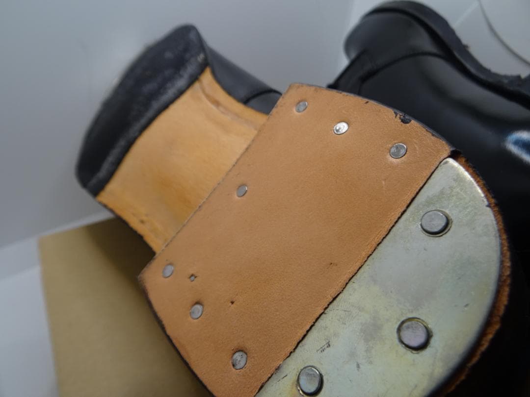 や*ち様 新品チェコ軍オフィサーサービスシューズポストマンシューズ28.5cm黒