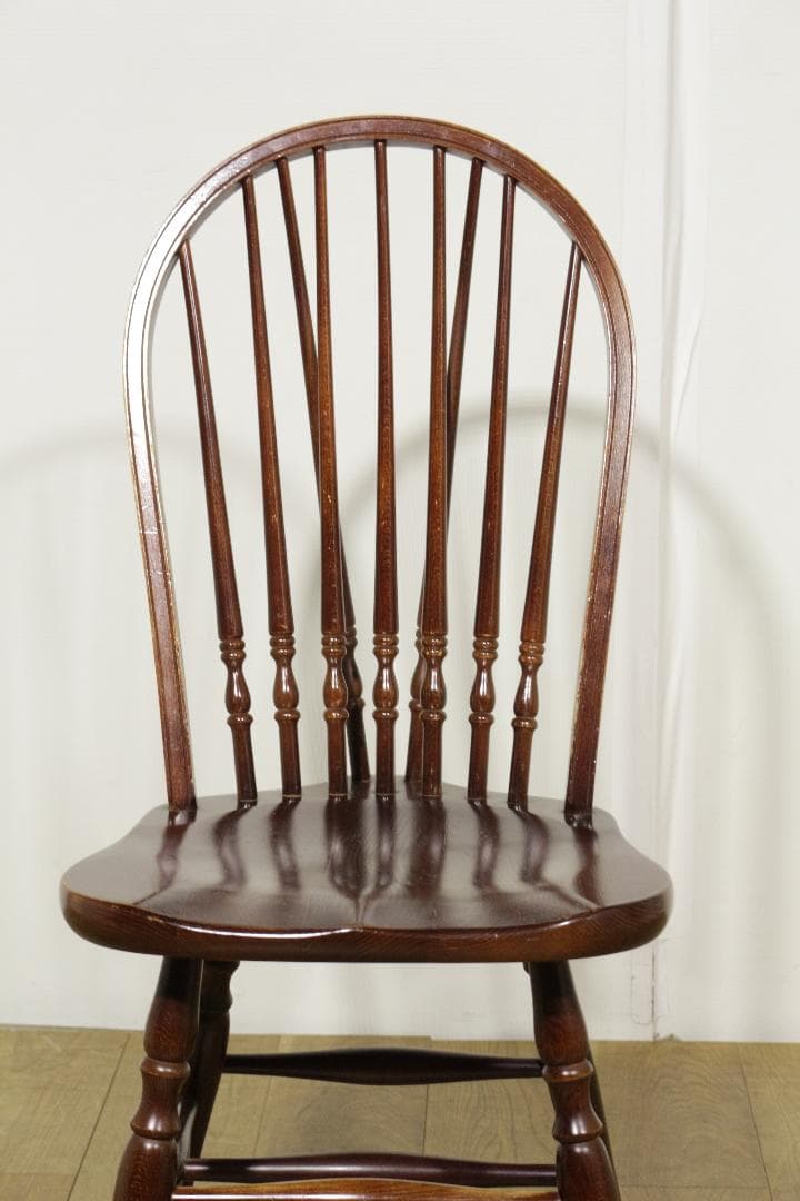 S*可様 秋田木工★ウィンザーチェア　ヴィンテージ★スピンドルバック★木製家具★