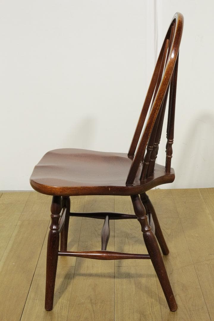 S*可様 秋田木工★ウィンザーチェア　ヴィンテージ★スピンドルバック★木製家具★