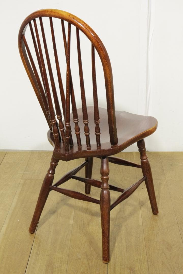 S*可様 秋田木工★ウィンザーチェア　ヴィンテージ★スピンドルバック★木製家具★
