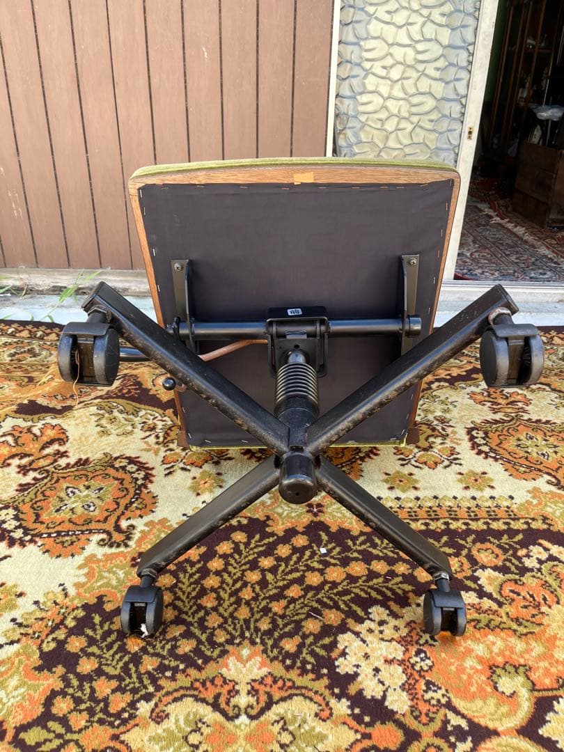 マルニ 地中海 回転 昇降式 デスクチェア オフィス 昭和レトロ アンティーク