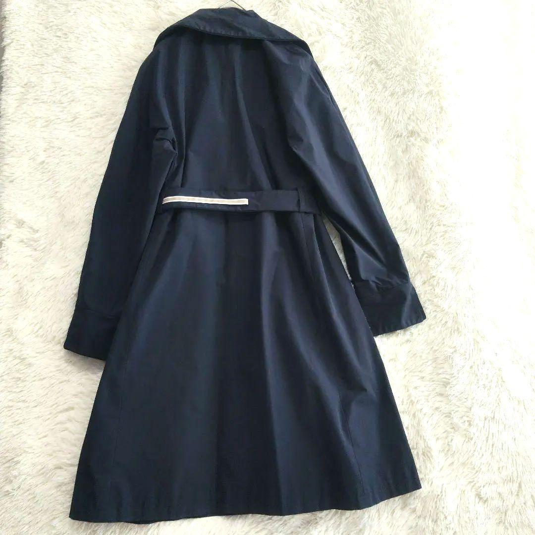 マックスマーラ　トレンチコート　ベルト付き　ロング丈　比翼仕様　ビッグショール