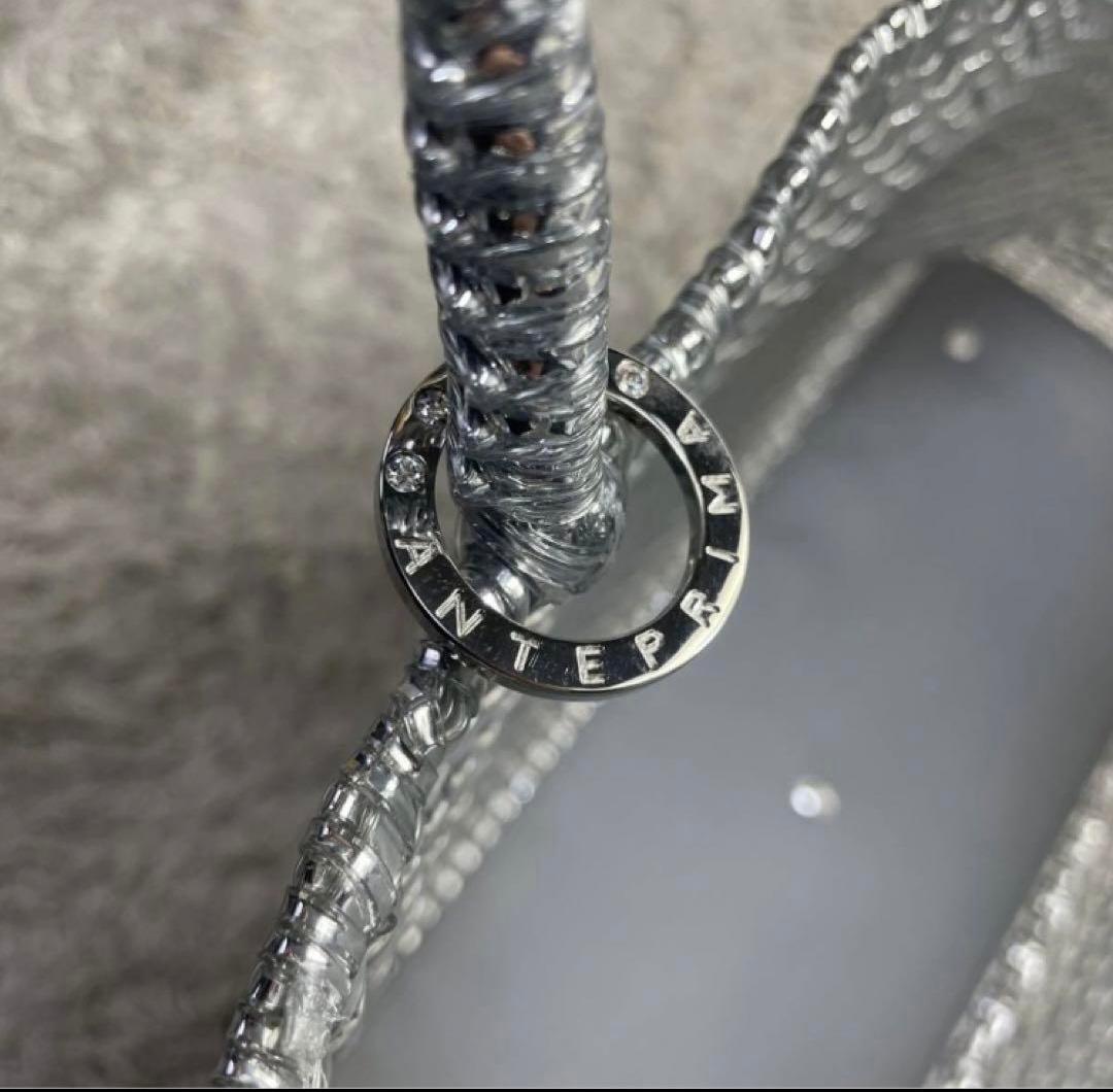 アンテプリマ イントレッチオ　シルバーバッグ