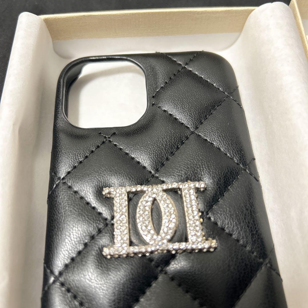 ストーンロゴキルティングiPhoneケース ダーリッチ Darich