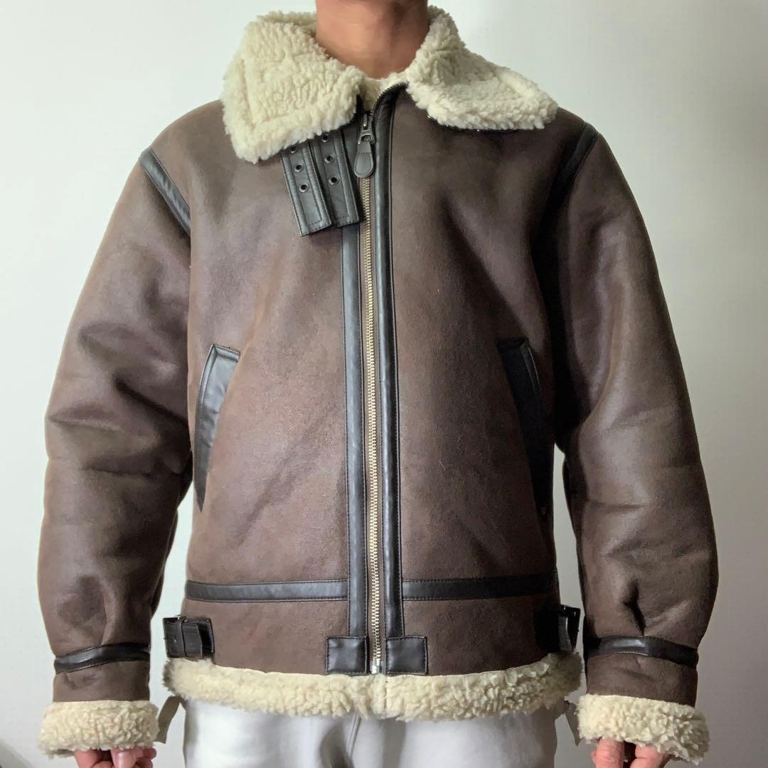 ALPHA INDUSTRIES B-3 フェイクムートンフライトジャケット