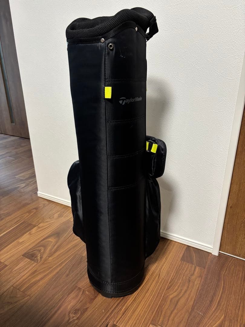 TaylorMade ゴルフキャディバッグ 黒/黄色　7型スリム