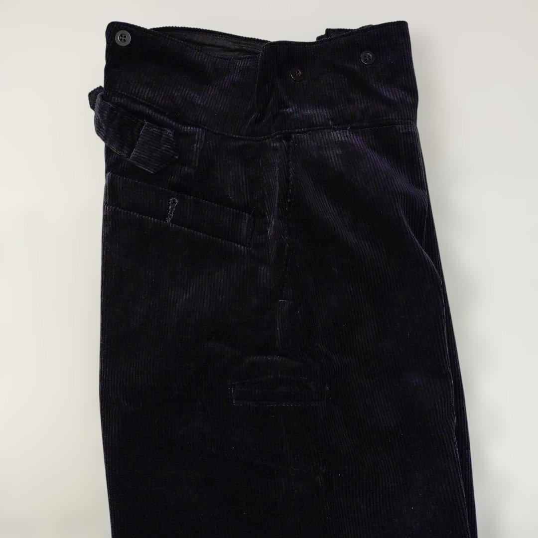 稀少! アナトミカ ヘビーコーデュロイパンツ 黒 40 フランス ビンテージ