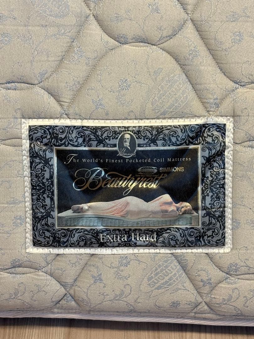 シモンズ　シングルマットレス　Beauty rest Extra hard
