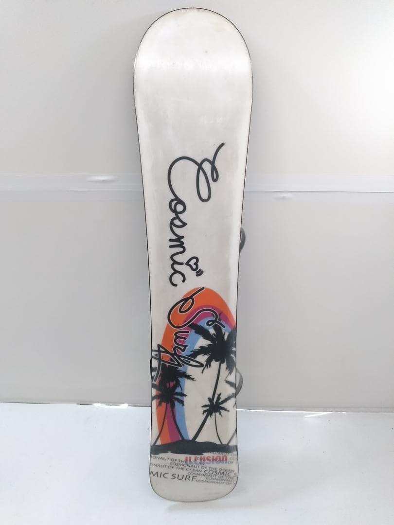 激安！ コスミックサーフ 142cm レディース スノーボード3点セット△