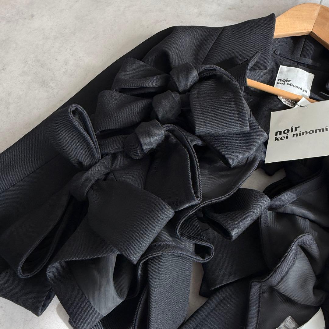 noir kei ninomiya リボン ボレロジャケット コムデギャルソン