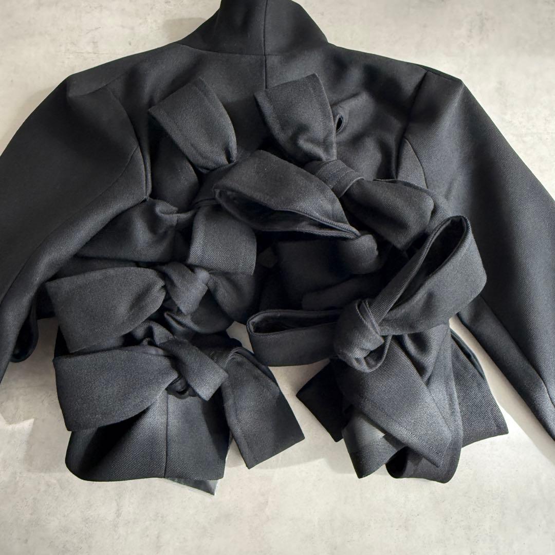 noir kei ninomiya リボン ボレロジャケット コムデギャルソン