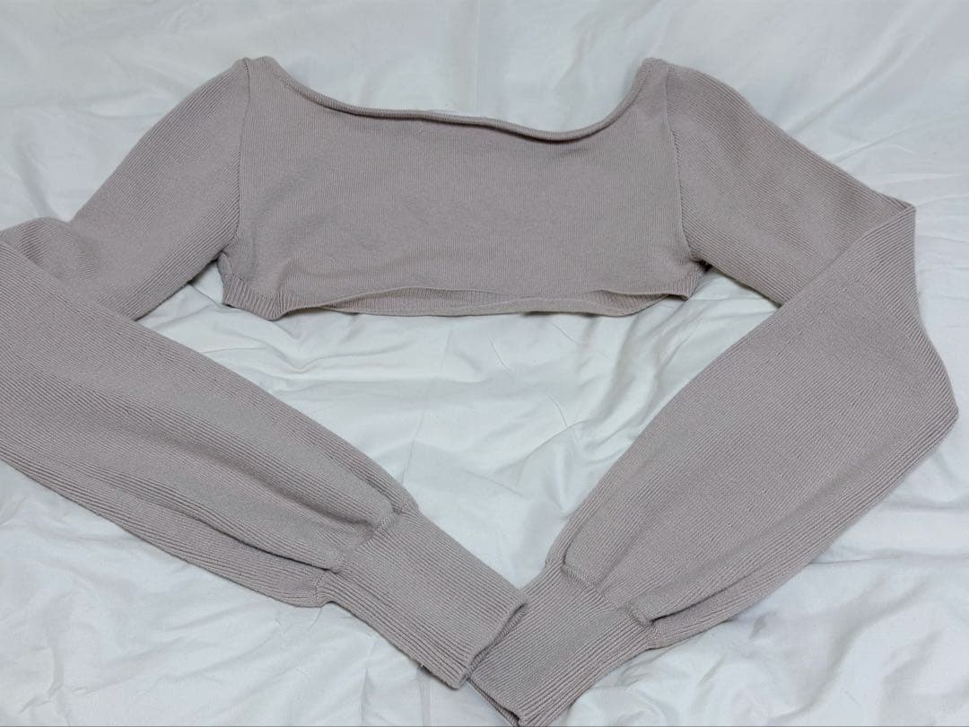 トップス andmary Sophia layered tops Beige