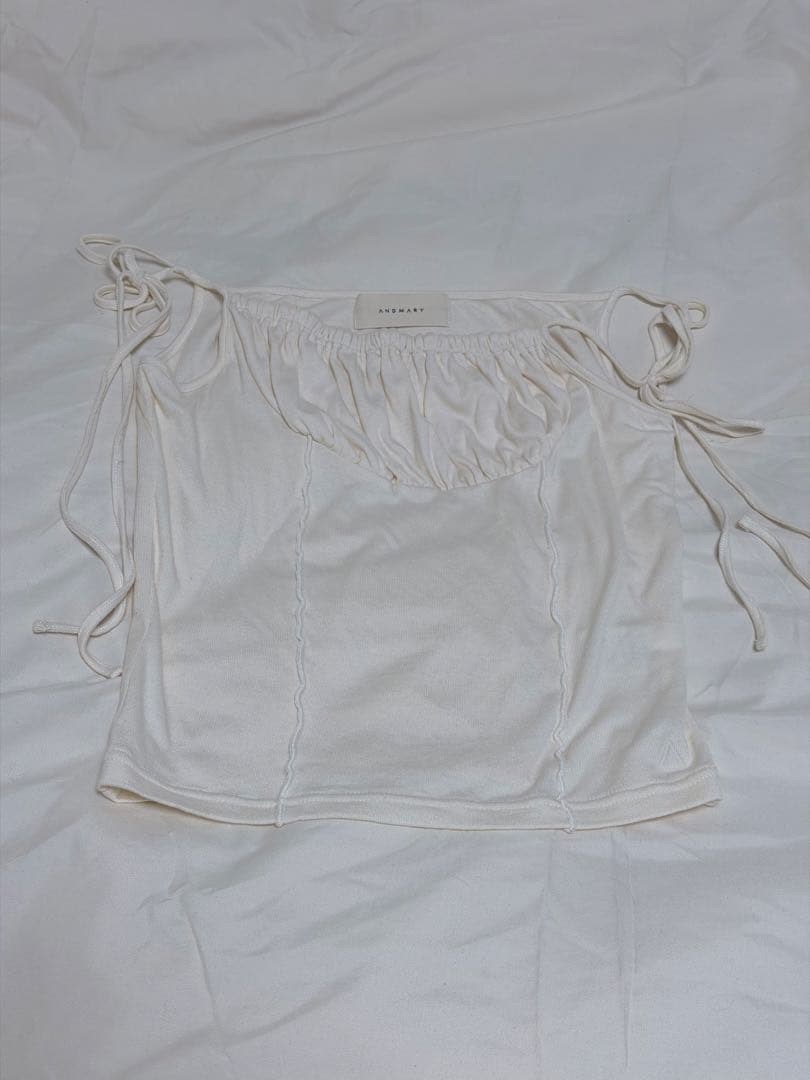 トップス andmary Sophia layered tops Beige