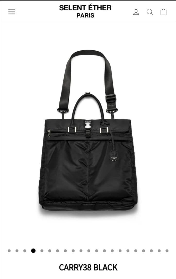 SELENT ETHER 4way ナイロンバッグ