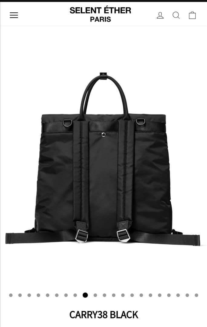 SELENT ETHER 4way ナイロンバッグ